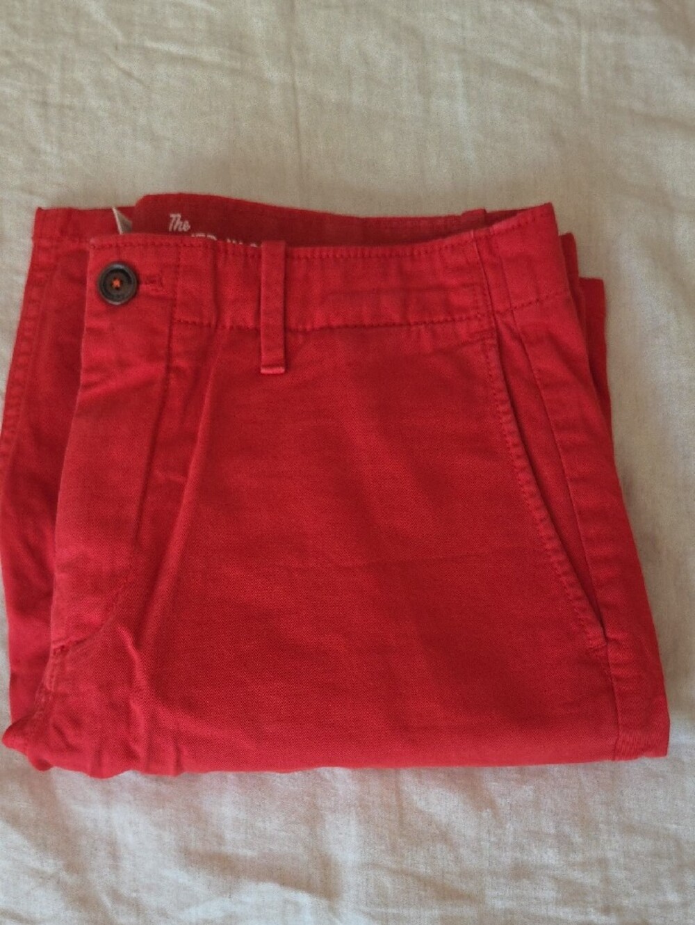 GAP Men The Lived In Short In Red